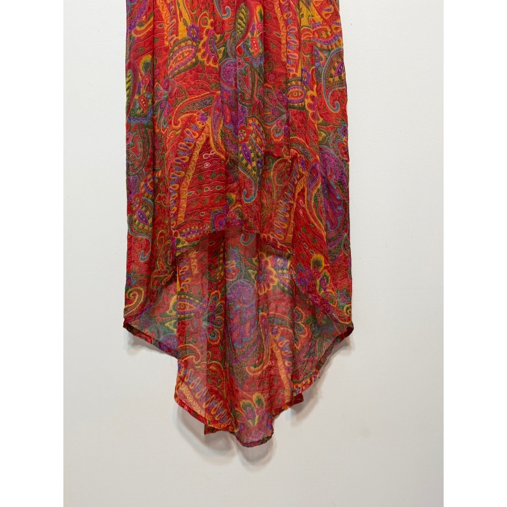 Cute Options Boho Paisley Dress Womens Small Indie Femme Festival Cottagecore - Picture 4 of 7